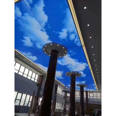 甘肃兰州软膜天花吊顶-高清UVA级透光白膜灯膜