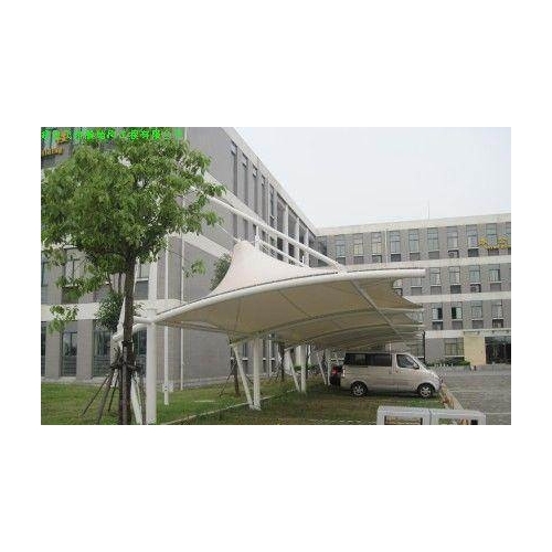济南市膜结构车棚厂家-济南太阳能光伏发电车棚-济南车棚图4